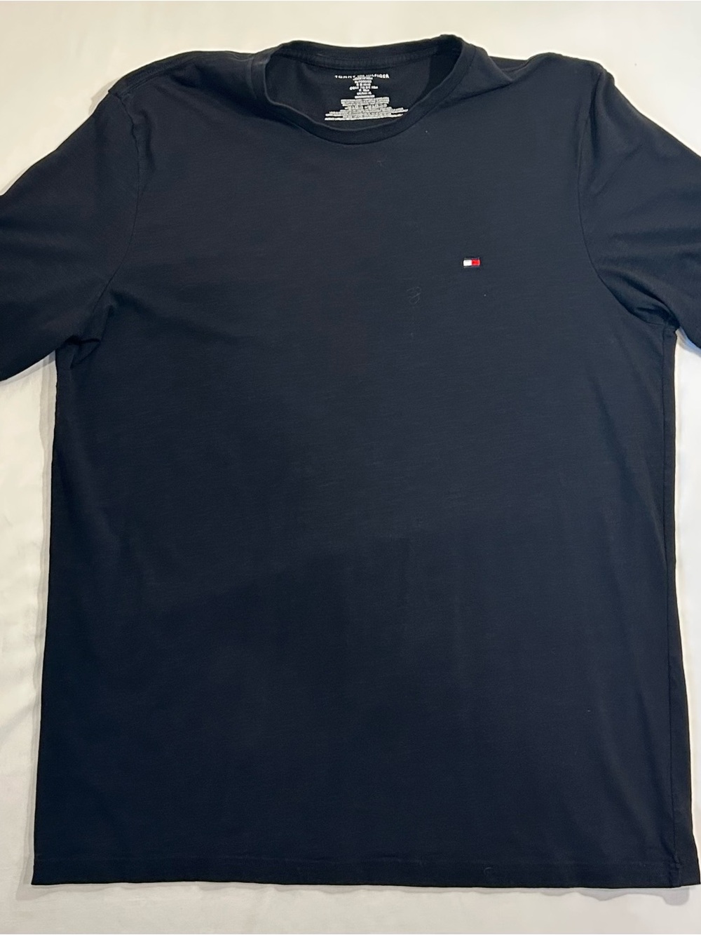 Tommy Hilfiger Men's Navy Short Sleeve Crew Neck Tee
